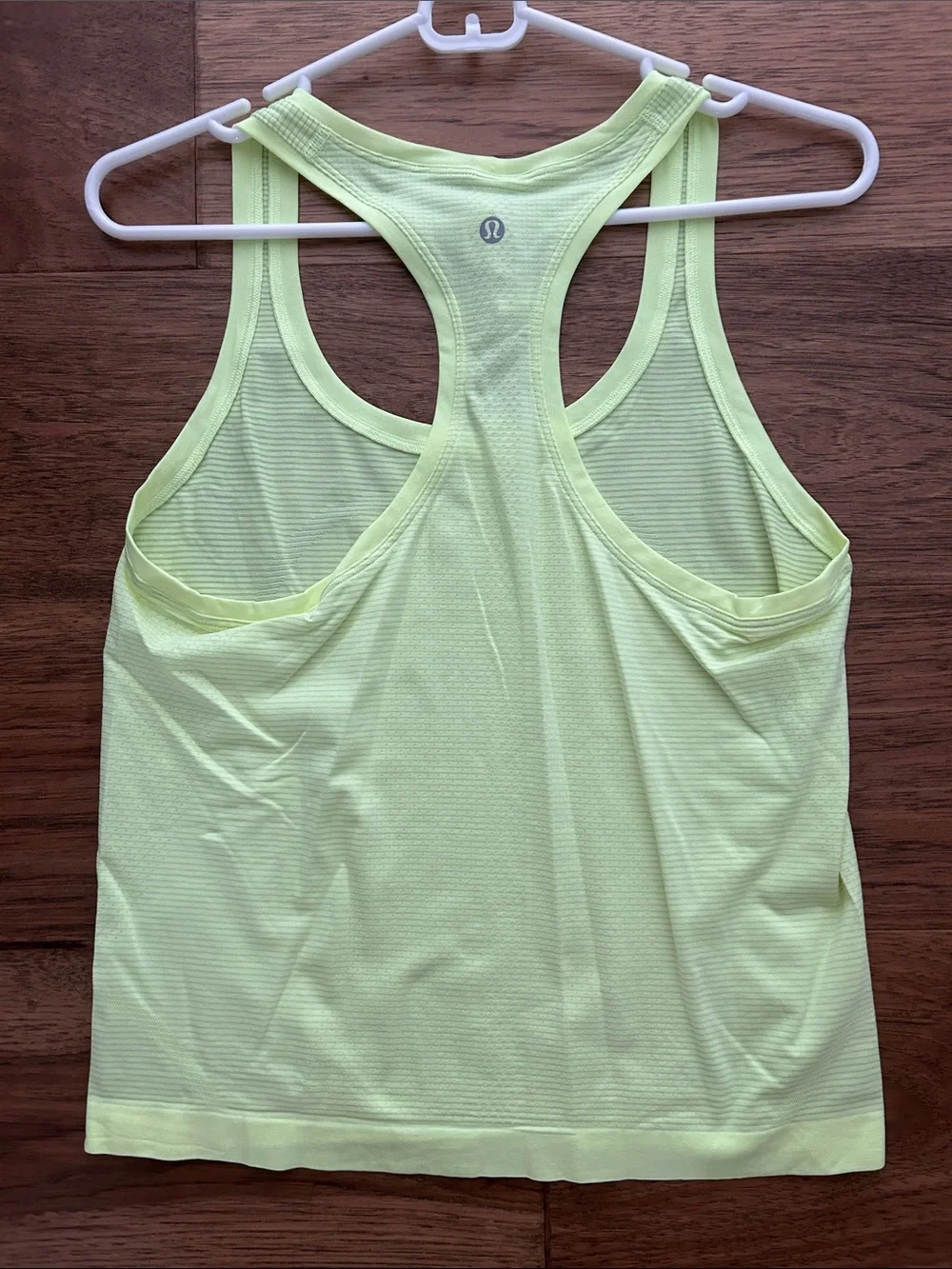 lululemon athletica Neon Yellow Racerback Tank